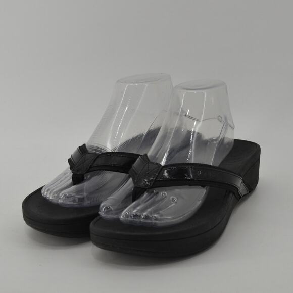 Vionic High Tide Womens Size 9 Black Flip Flop Thong Sandals - Picture 11 of 12